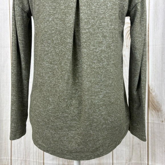 A New Day Sweater Lightweight Long Sleeve V-Neck Drop Shoulder Gray Size Small - Picture 7 of 13